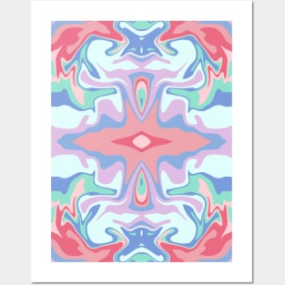 Abstract vibes - colorful Posters and Art